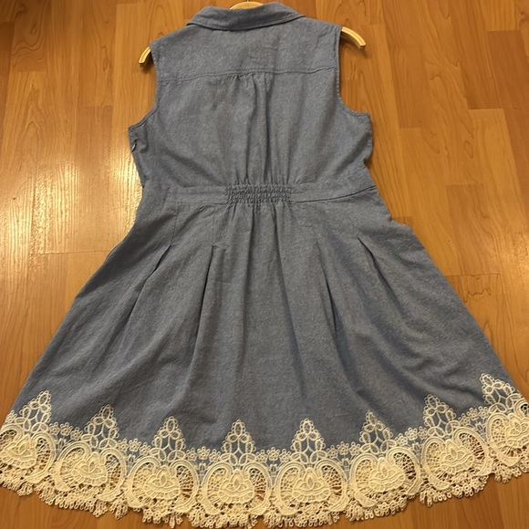 Cotton dress, size 12 , sleeveless - Picture 3 of 5